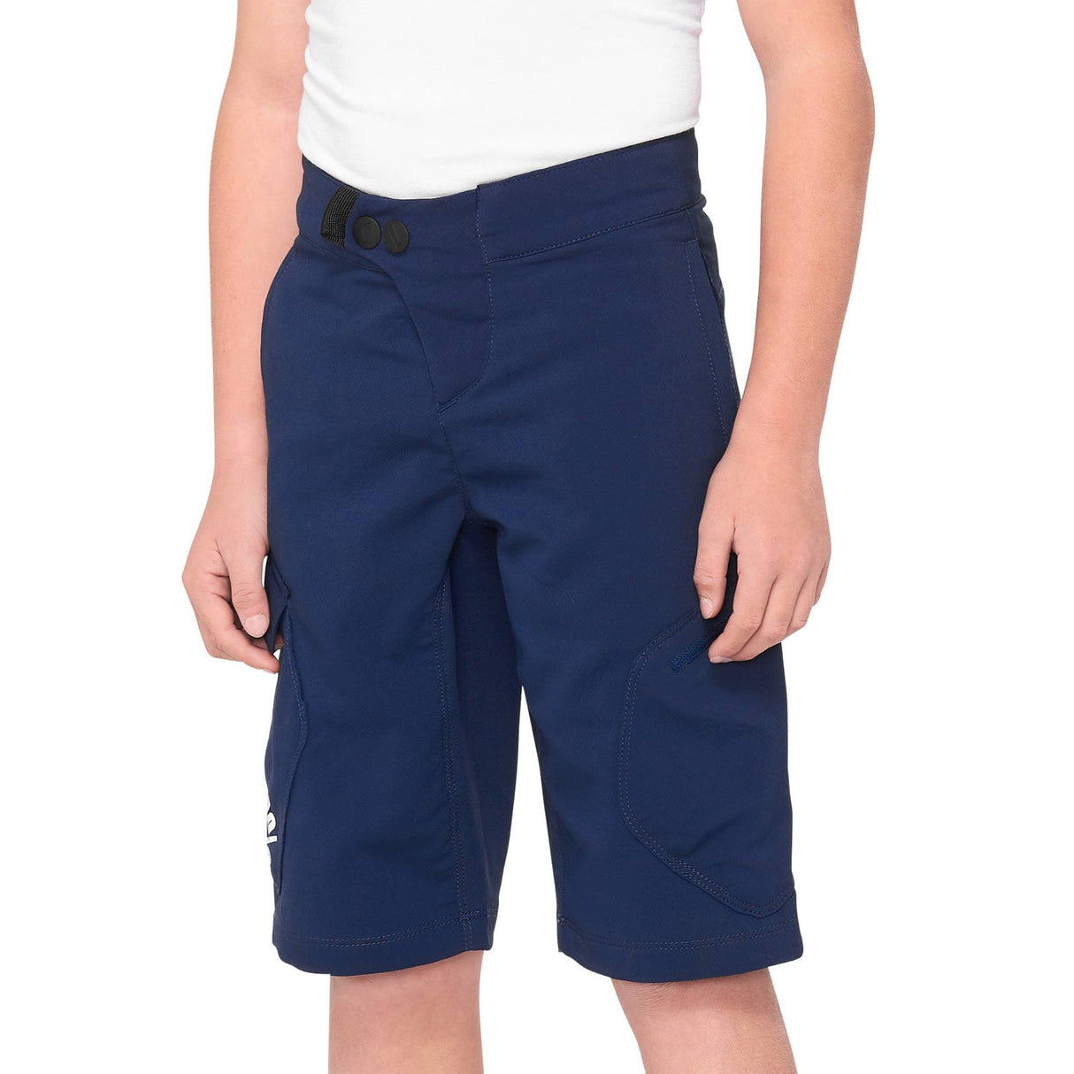 100% Ridecamp Youth Shorts 2022 Navy 26"