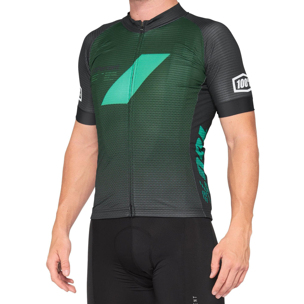 100% Exceeda Jersey Teal / Black S