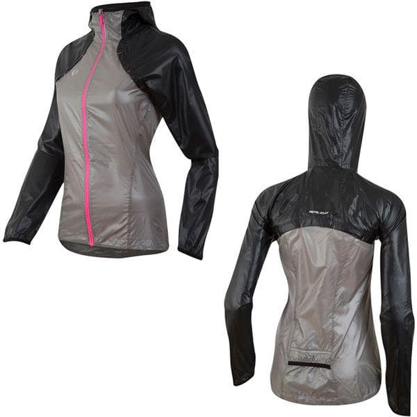 PEARL iZUMi Women's Pursuit Barrier Lt Hoody, Black/Monument Grey, Size S