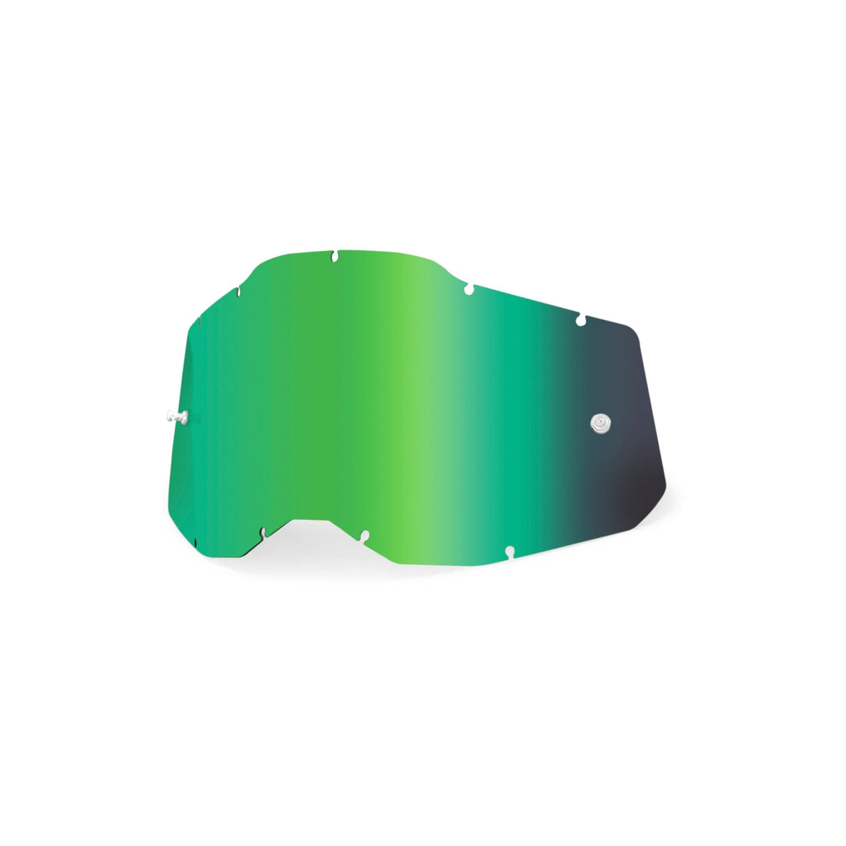 100% Racecraft 2 / Accuri 2 / Strata 2 Replacement Lens - Green Mirror