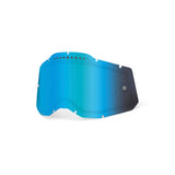 100% Racecraft 2 / Accuri 2 / Strata 2 Dual Pane Vented Lens - Blue Mirror