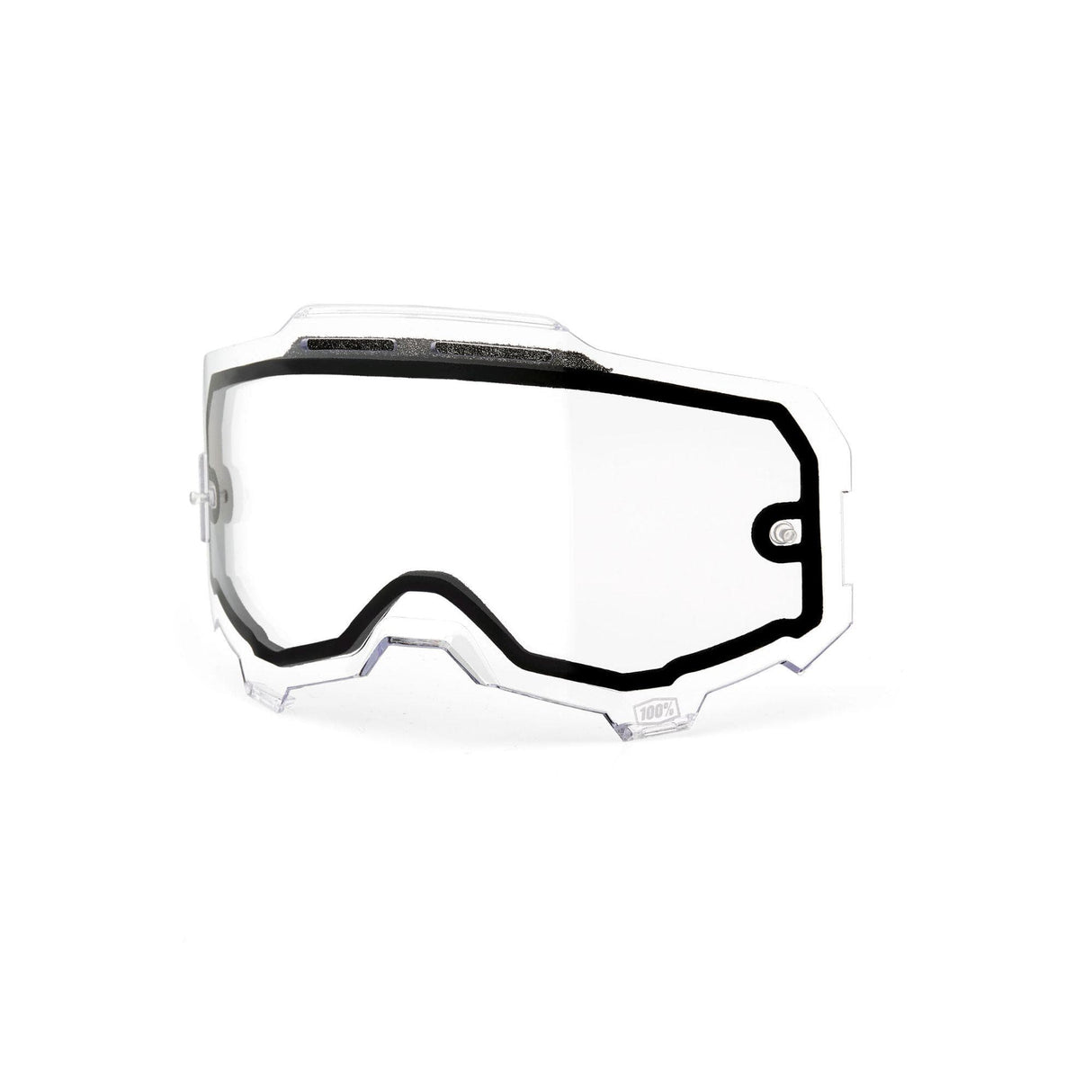 100% Armega Vented Dual Pane Lens Clear