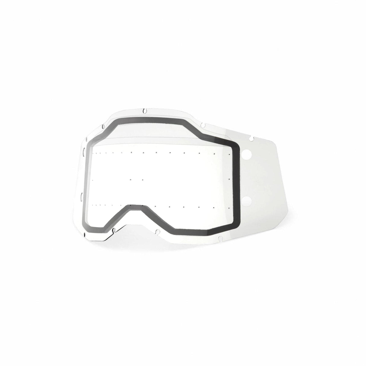 100% Racecraft / Accuri / Strata 2 Forecast Replacement Dual Pane Lens Clear