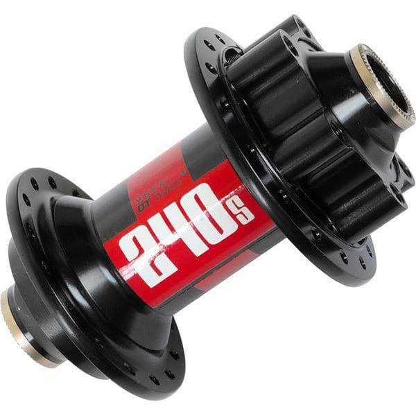 DT Swiss 240s front hub disc 6-bolt 100 x 15 mm thru-axle 32 hole black