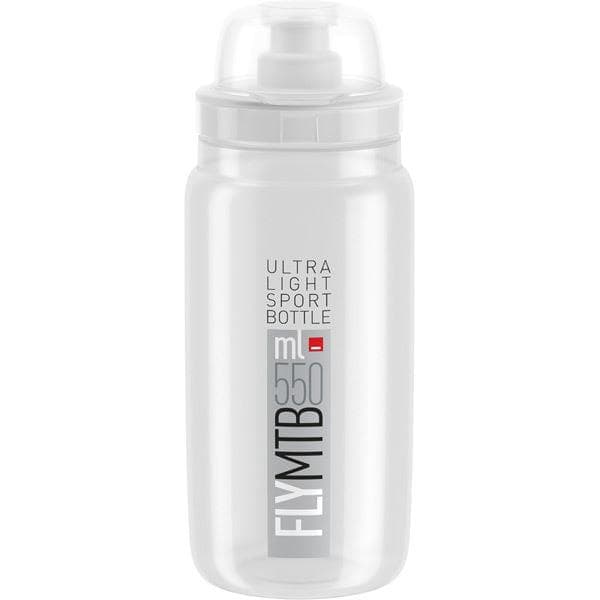 Elite Fly MTB; clear with grey logo 550 ml