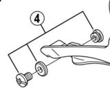 Shimano Spares FD-7800 chain guide screw