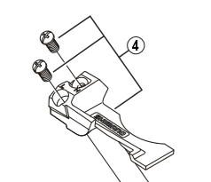 Shimano Spares FD-M665 stroke adjuster screws and plate M4 x 10 mm