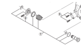 Shimano Spares RD-M770 B-axle assembly