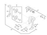 Shimano Spares RD-M430 B-axle assembly