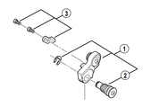 Shimano Spares RD-M820 bracket axle unit