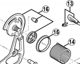 Shimano Spares RD-M640 outer plate assembly; SS-type