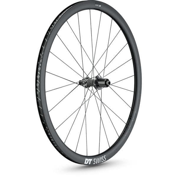 DT Swiss PRC 1400 SPLINE disc brake wheel; carbon clincher 35 x 18 mm rim; rear