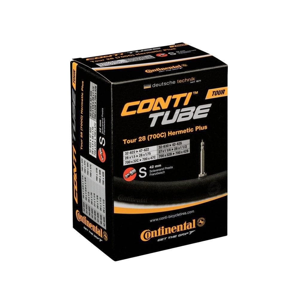 Continental Tour 28 (700c) Hermetic Plus 700 x 32c - 47c 42mm Presta Valve Inner Tube