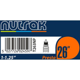 Nutrak 26 x 1 - 1.25 inch Presta inner tube