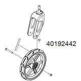 Thule Chariot replacement stroller wheel and caster for Cross or Lite