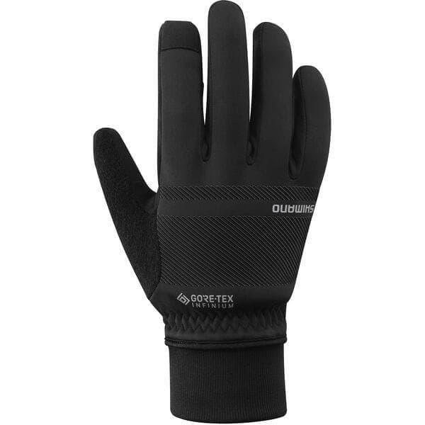 Shimano Clothing Unisex INFINIUM&trade; PRIMALOFT&reg; Gloves; Black; Size S