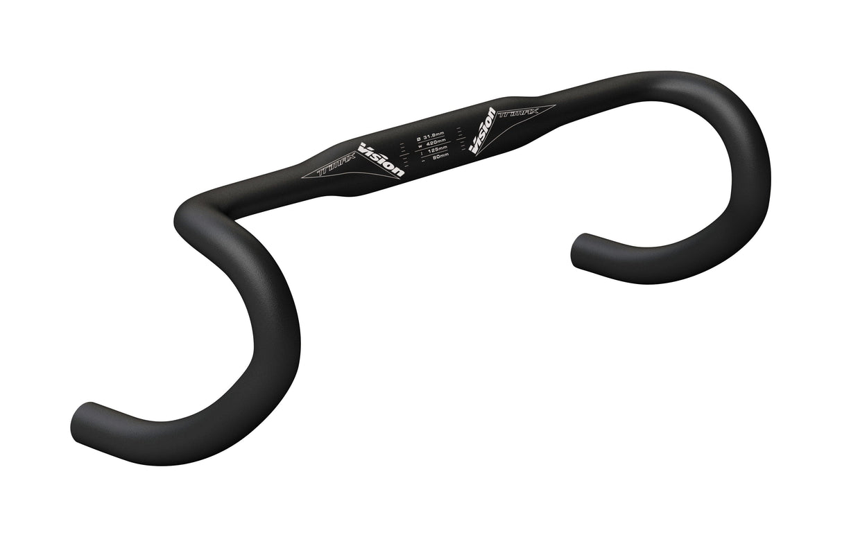 Vision TriMax Compact Handlebar (Black, 42cm, V18)