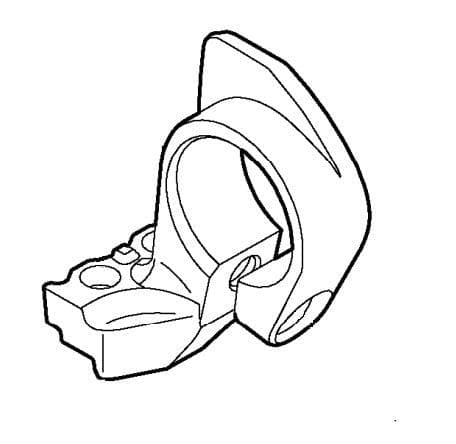 Shimano Spares SL-M660-A Right Hand Bracket Without Indicator - Y6MP01410