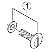 Shimano Dura-Ace SL-7900 Lever Fixing Screw And Washer M5 x 19mm Rear - Y6RN98010