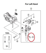 Shimano Dura-Ace ST-7900 Left Hand Release Lever Support - Y6RU87010