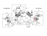 Shimano Spares ST-6700 left hand main lever support