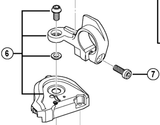 Shimano Spares SL-M780 left hand base cover unit; without indicator type