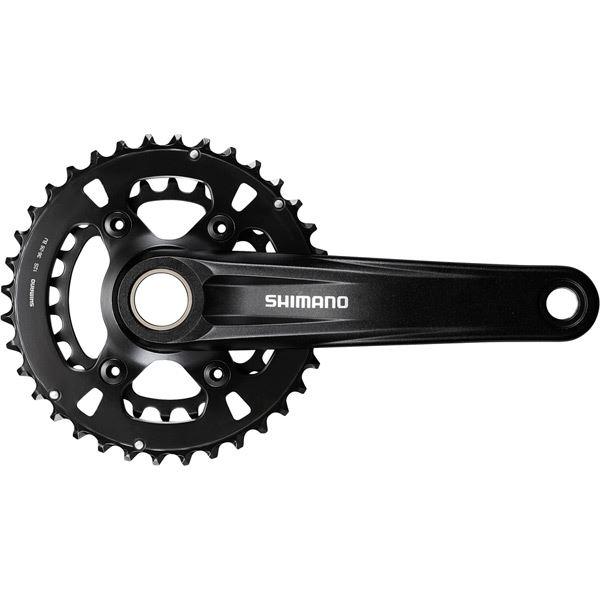 Shimano Deore FC-MT610 chainset; 12-speed; 51.8 mm Boost chainline; 36/26T; 170 mm