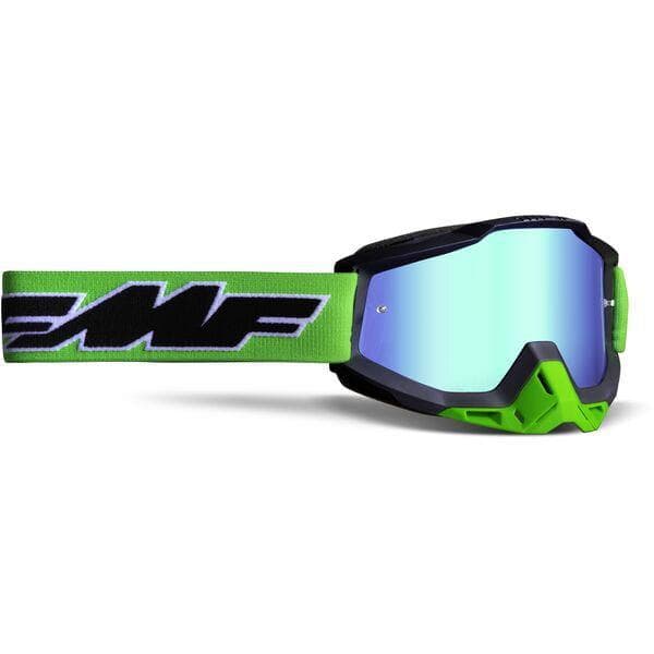 FMF Goggles POWERBOMB Goggle Rocket Lime - Mirror Green Lens