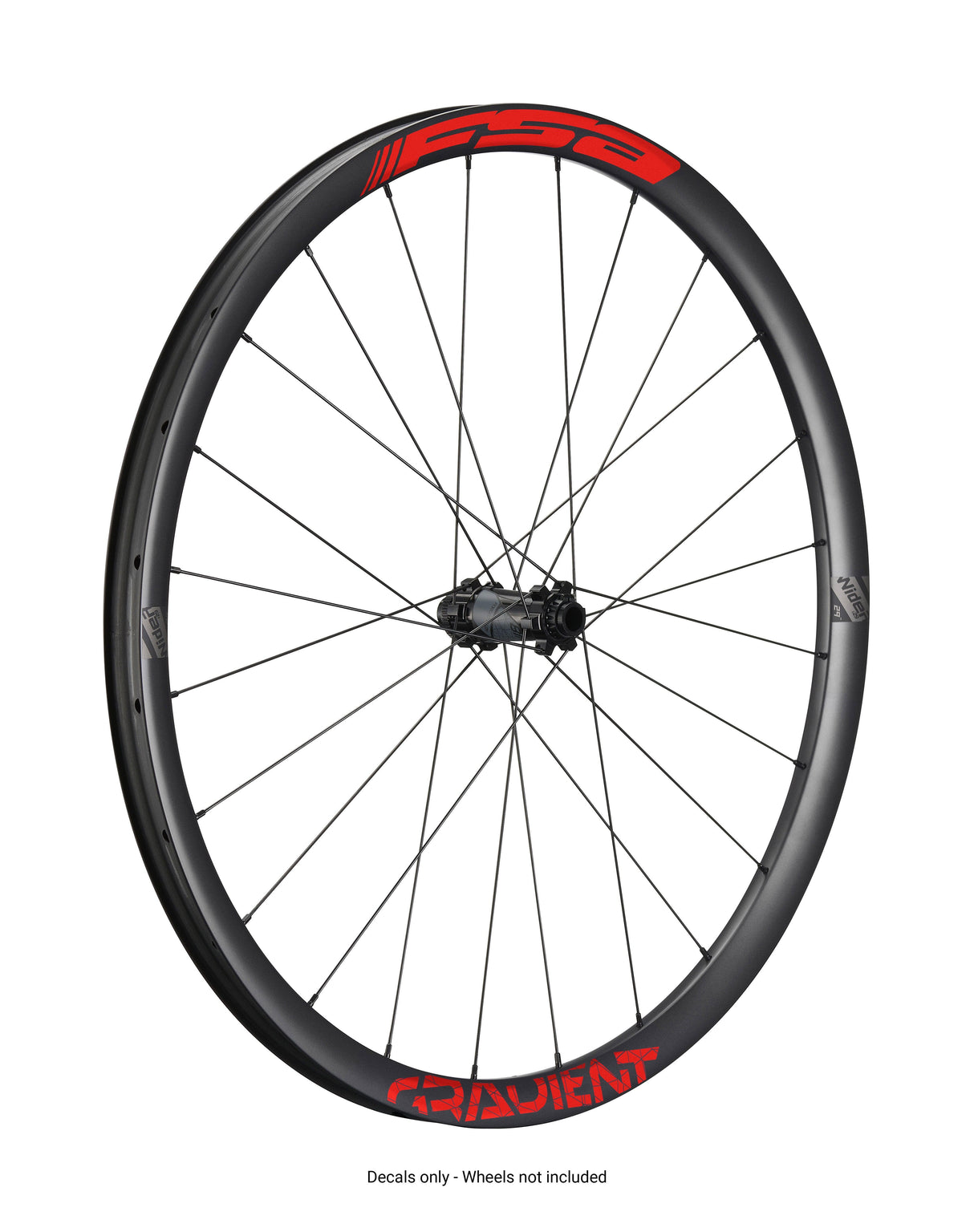 FSA Gradient i29 Wheel Decals Boost (29", Red)