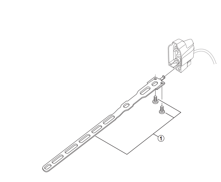 Shimano EW-7970 base A and bolts, M3 x 6 mm