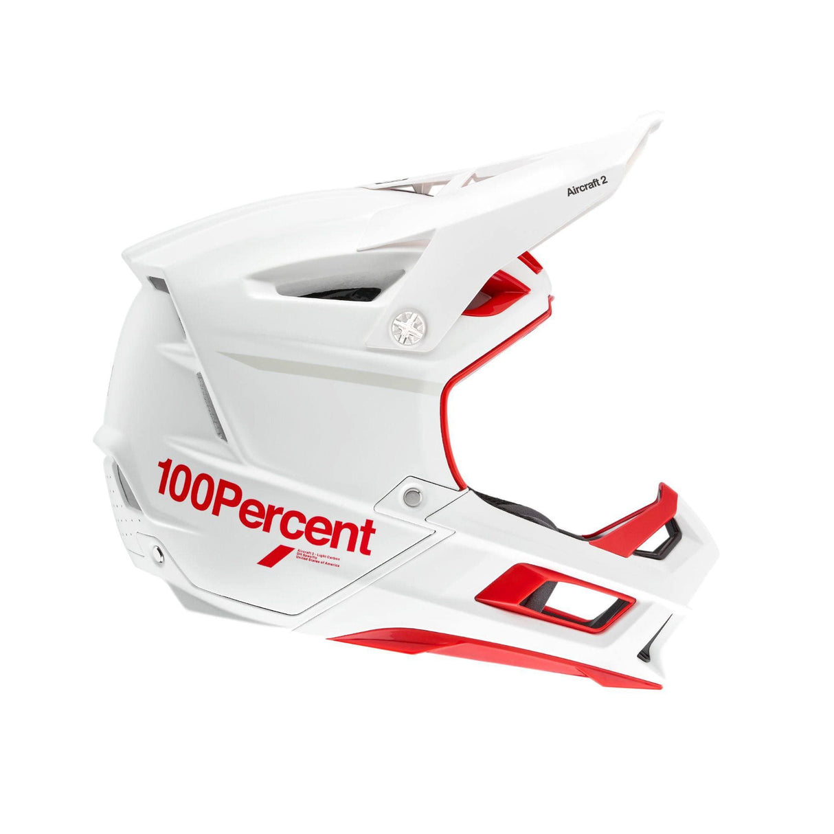 100% Aircraft 2 Helmet Red / White L