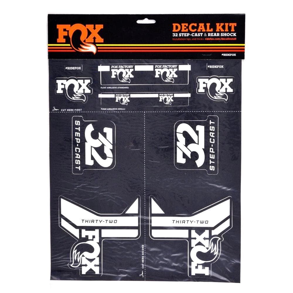 FOX Fork Step-Cast Decal Kit 2017 White / Grey