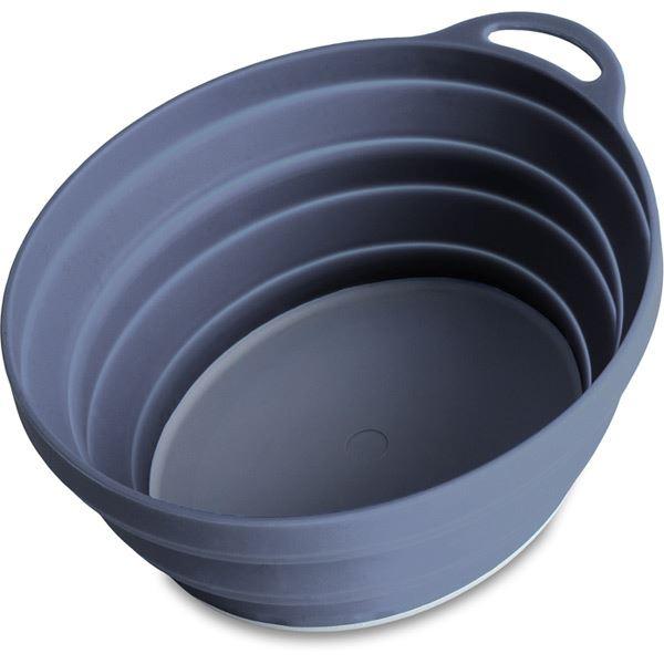 Lifeventure Silicone Ellipse Bowl - Graphite