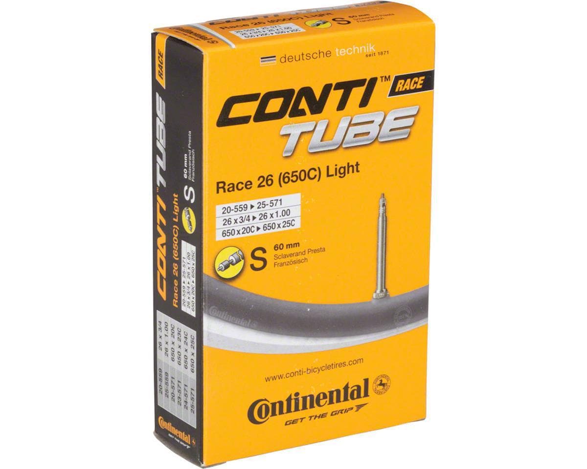 Continental Race 26 (650c) Light 26 x 3/4 - 1.00 60mm Presta Valve Inner Tube 0181411