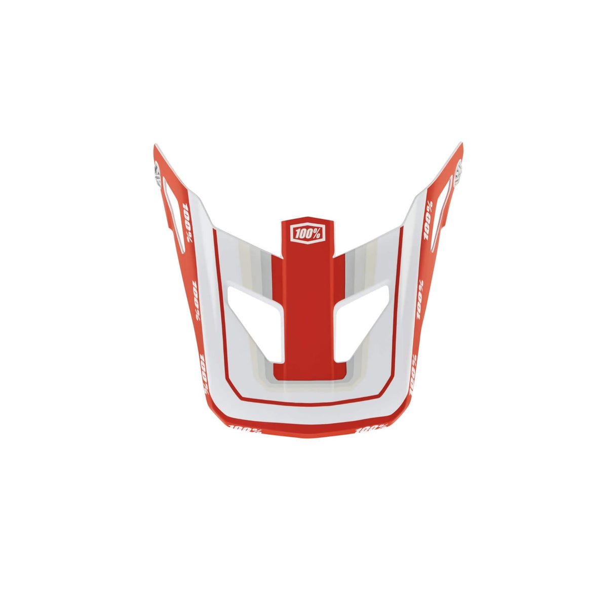 100% Status Youth Replacement Visor Topenga Red / White