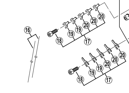 Shimano BR-M965 calliper fixing bolt unit