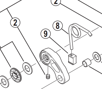 Shimano BR-6700 spring bush