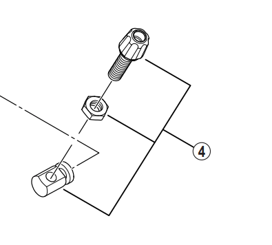 Shimano Spares BR-IM80 brake cable adjusting bolt unit