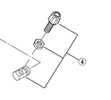 Shimano Spares BR-IM80 brake cable adjusting bolt unit