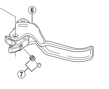 Shimano BL-M666 lever unit, right