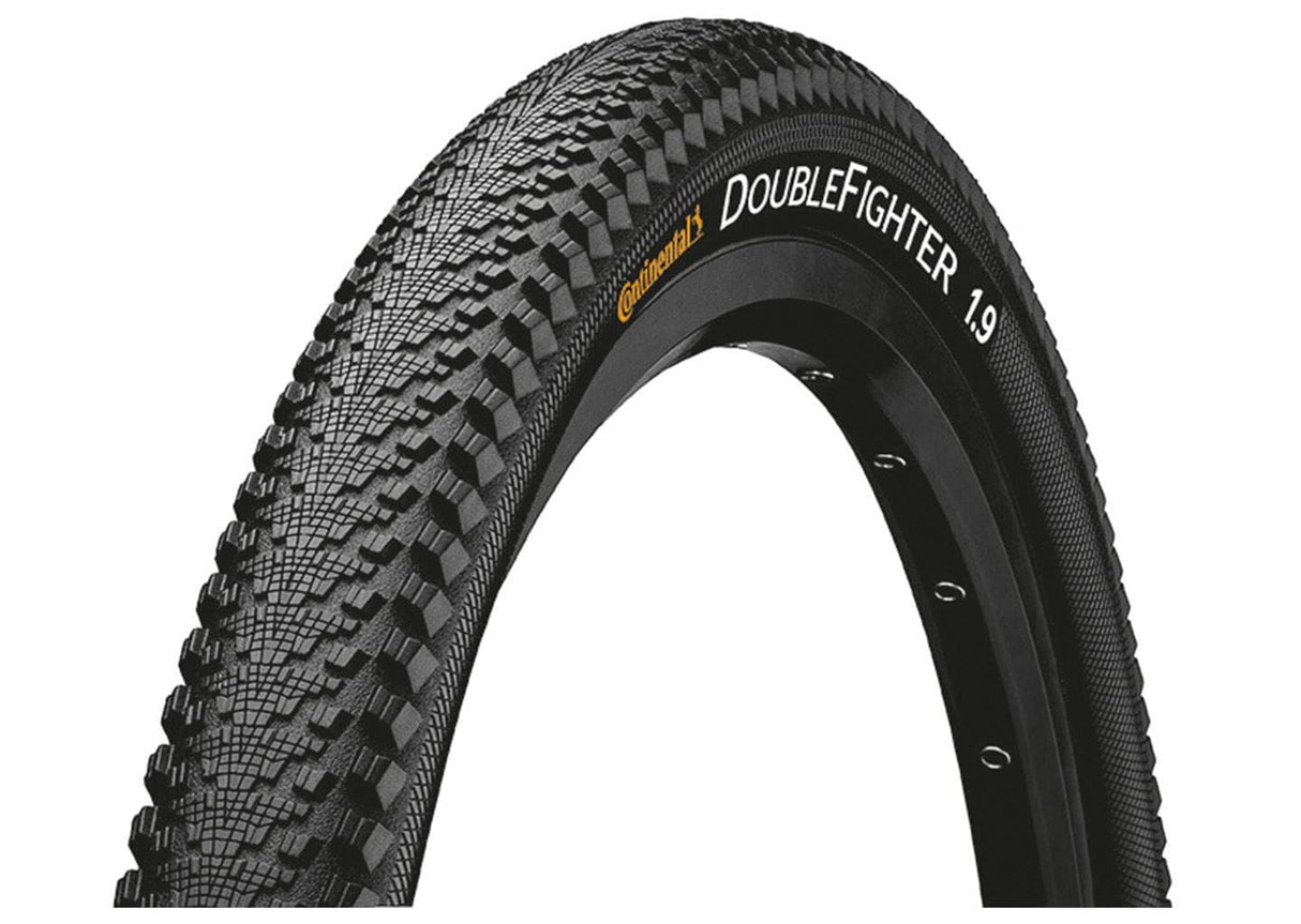 Continental 26" | 26 x 1.90 50-559 DoubleFighter III black/black wire reflex Sport