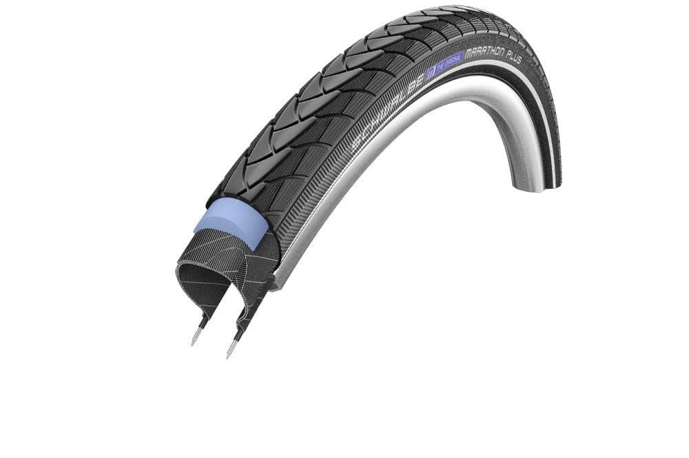 Schwalbe Marathon Plus Smartguard, Grey/Black - 24x1 3/8 - Black