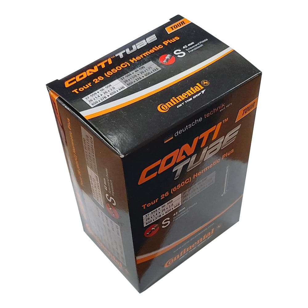 Continental Tour 26 (650c) Hermetic Plus 26" x 1.40 - 2.00" 42mm Presta Valve Inner Tube