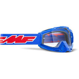 FMF Goggles POWERBOMB Goggle Rocket Blue Clear Lens