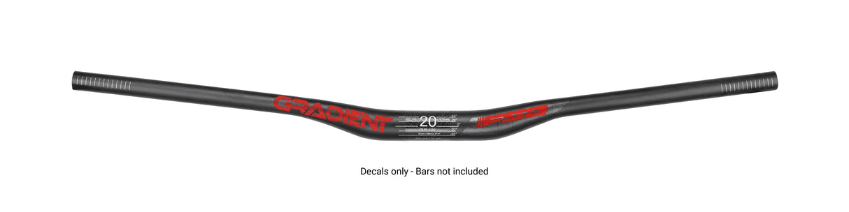 FSA Gradient Handlebar Decals (Red)