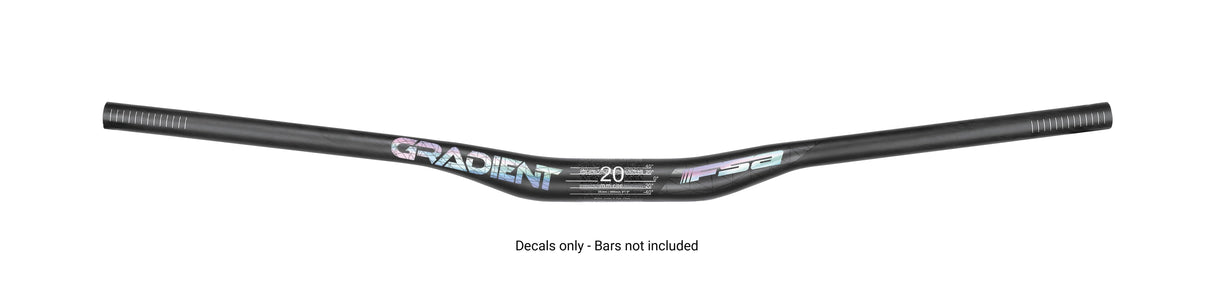 FSA Gradient Handlebar Decals (Oil Slick)