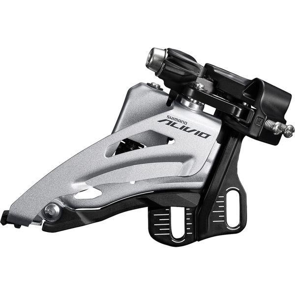 Shimano Alivio FD-M3120-E Alivio front derailleur; 9-speed double; side swing; E-type