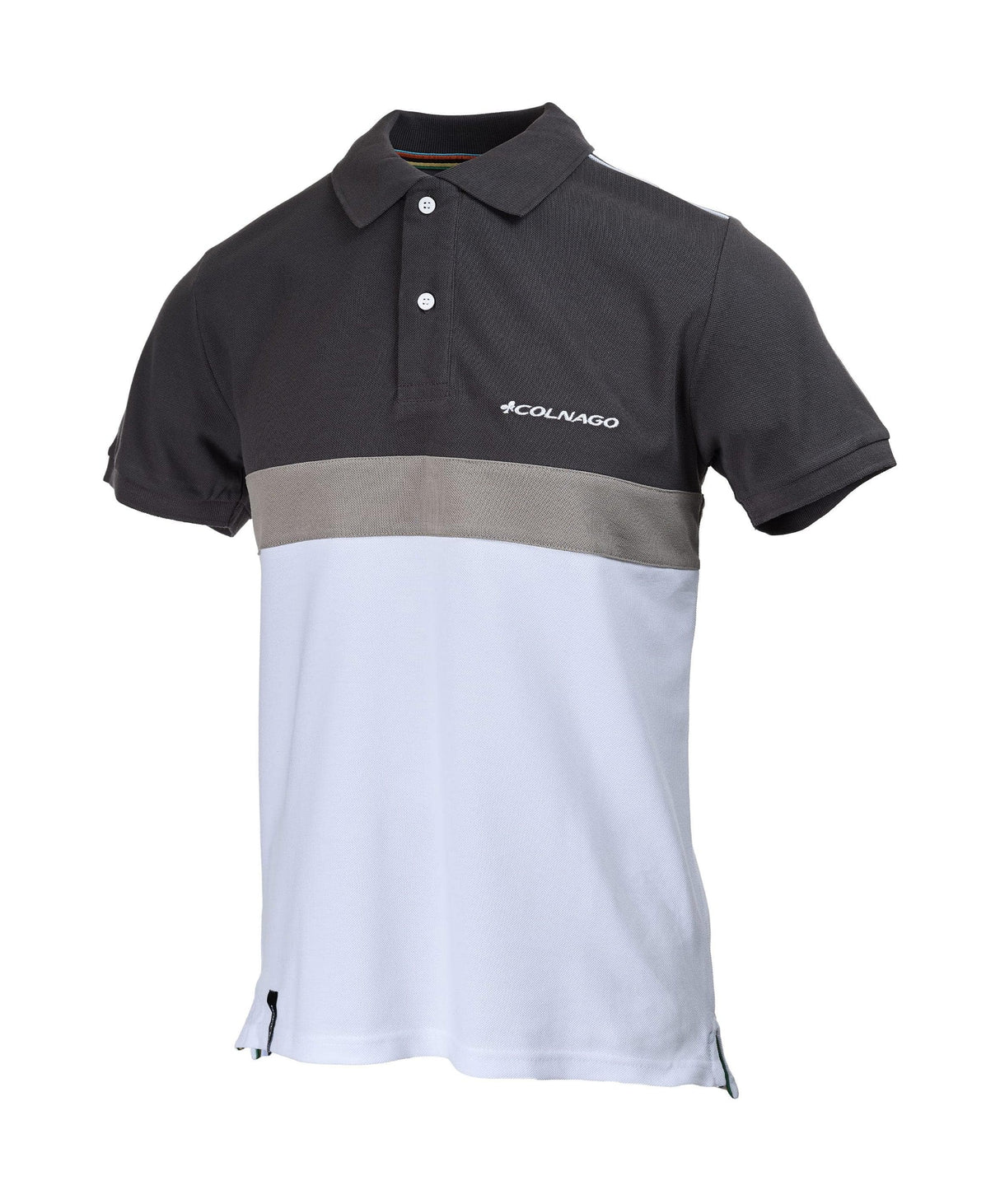 Colnago Colnago Polo Shirt 2019 (Grey & White, XL)