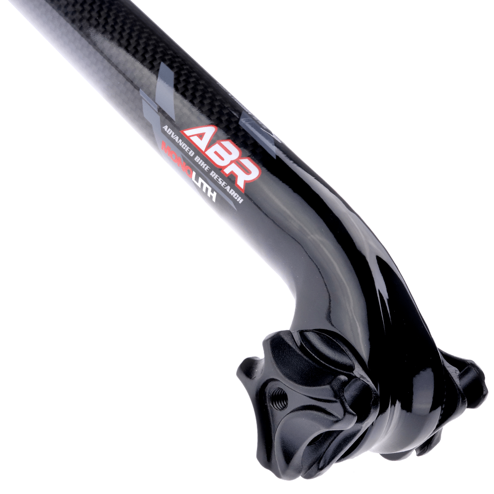 ABR Monolith C Carbon Fibre 27.2mm x 350mm MTB Lightweight Seat Post Alloy Head