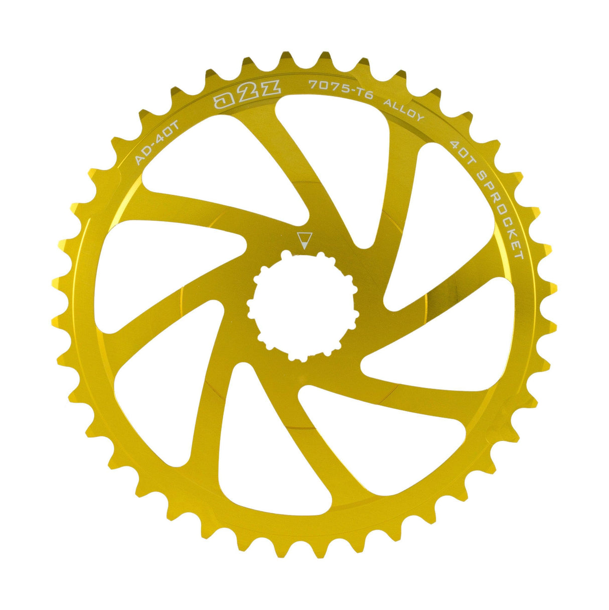 A2Z Wide Range Cassette Adapter Sprocket (46T, Gold)